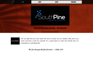 southpinechurch.org screenshot