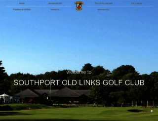 southportoldlinksgolfclub.co.uk screenshot