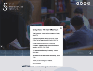 southportschool.org screenshot