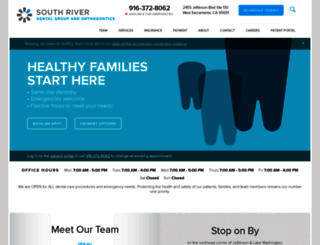 southriverdentalgroup.com screenshot