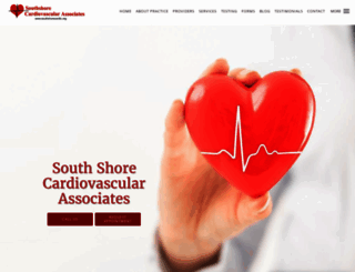 southshorecardio.org screenshot