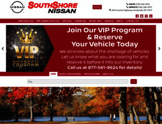 southshorenissan.com screenshot
