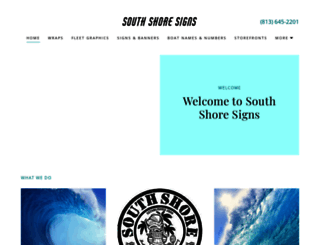 southshoresignsinc.com screenshot