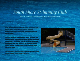 southshoreswimclub.com screenshot