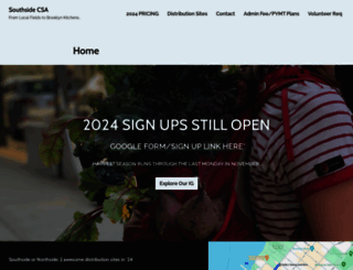 southsidecsa.org screenshot