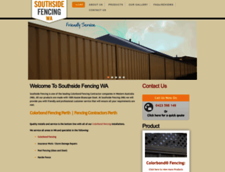 southsidefencingwa.com screenshot