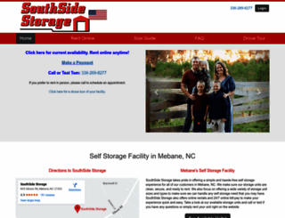 southsidestoragenc.com screenshot