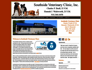 southsideveterinaryclinic.com screenshot