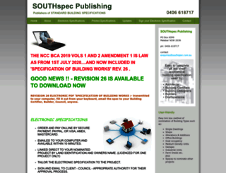 southspec.com.au screenshot