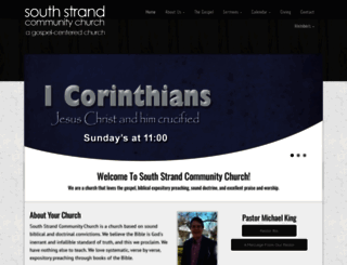 southstrand.org screenshot