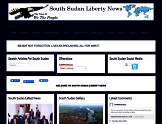 southsudanliberty.com screenshot