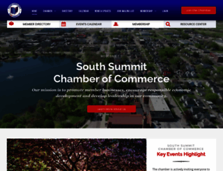 southsummitchamber.org screenshot