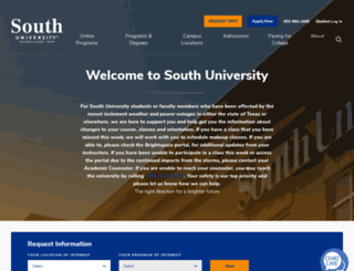 southuniversity.com screenshot
