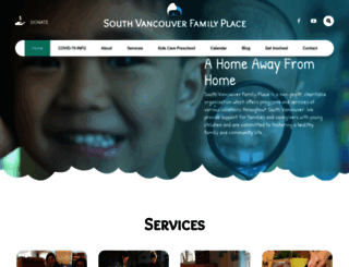 southvancouverfamilyplace.org screenshot