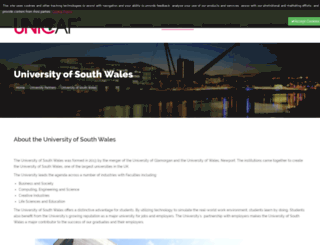 southwales.unicaf.org screenshot