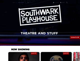southwarkplayhouse.savoysystems.co.uk screenshot