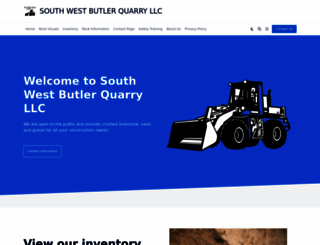 southwestbutlerquarry.com screenshot