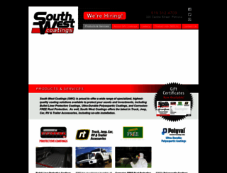 southwestcoatings.ca screenshot