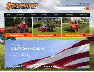 southwesternequipment.com screenshot