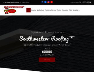 southwesternroofing.net screenshot