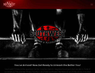 southwestfitnessracquetball.com screenshot