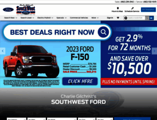 southwestford.com screenshot