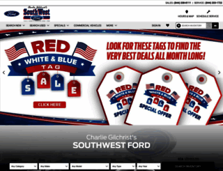 southwestfordparts.com screenshot