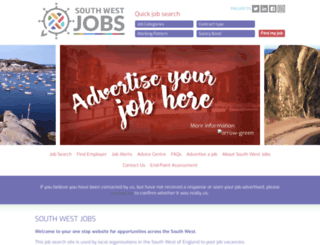 southwestjobs.org.uk screenshot