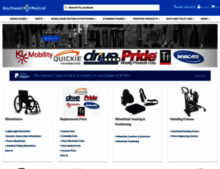 southwestmedicalandrehab.com screenshot