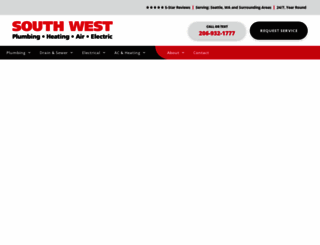 southwestplumbing.biz screenshot