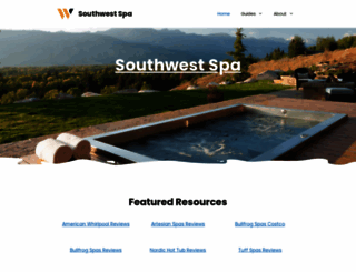 southwestspa.net screenshot