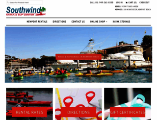 southwindkayaks.com screenshot