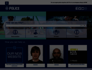 southyorks.police.uk screenshot