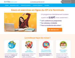 soutien.editions-bordas.fr screenshot