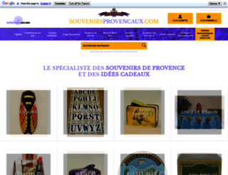 souvenirsprovencaux.com screenshot