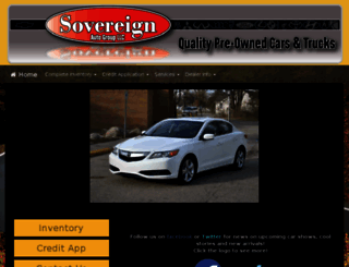 sovereignauto.com screenshot