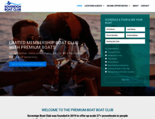 sovereignboatclub.com screenshot