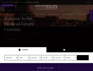 sovereigncruise.co.uk screenshot