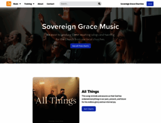sovereigngracemusic.org screenshot