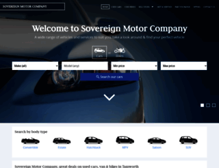 sovereignmotorcompany.co.uk screenshot