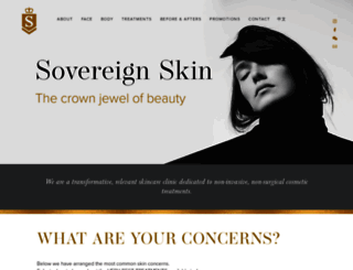sovereignskin.com screenshot