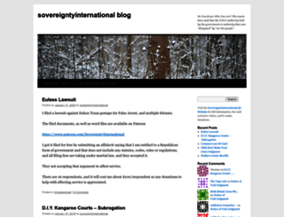 sovereigntyinternational.wordpress.com screenshot