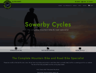 sowerbybroscycles.co.uk screenshot