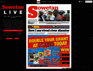 sowetanlive.newspaperdirect.com screenshot