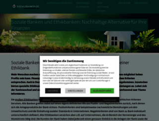 soziale-banken.de screenshot