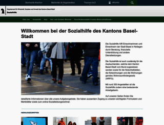 sozialhilfe.bs.ch screenshot