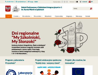 sp1ledziny.edu.pl screenshot