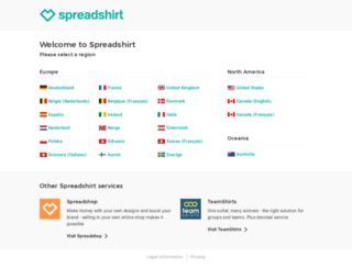 sp4zie.spreadshirt.net screenshot
