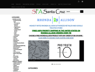 spa-santa-cruz.com screenshot