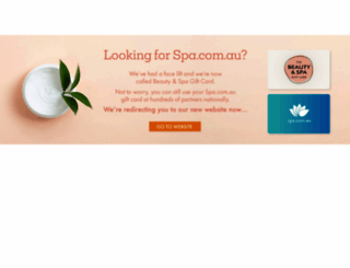 spa.com.au screenshot